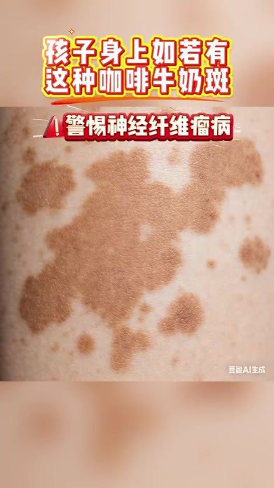 小心！孩子身上有“牛奶咖啡斑”，可能是这种罕见病