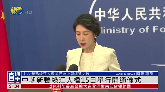 中朝新鸭绿江大桥15日举行开通仪式