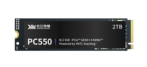 长江存储发布首款PCIe 5.0商用SSD PC450：读取高达10GB/s 两大特殊技能