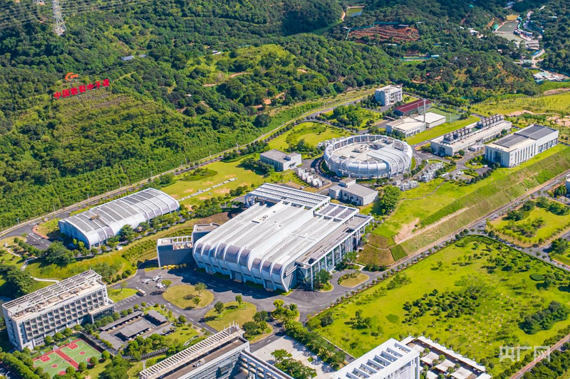 航拍中国散裂中子源(央广网发 张玮 摄)