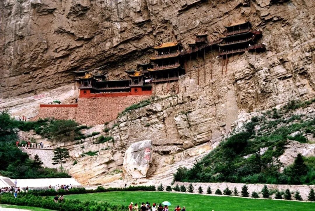 悬空寺。图/北岳恒山官网。