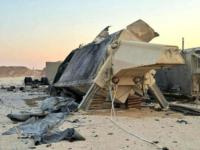 【约旦穆瓦法克&middot;萨尔提空军基地被摧毁的AN/TPY-2雷达】