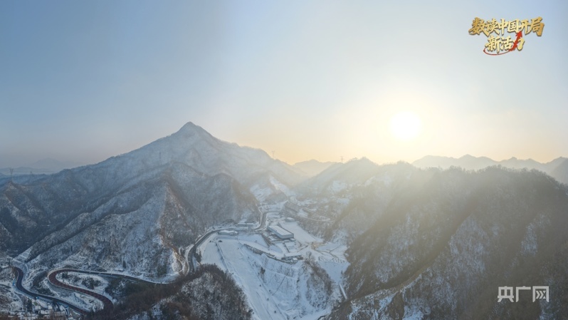 十堰市茅箭区大川镇武当滑雪场航拍图（央广网发 茅箭区融媒体中心供图）