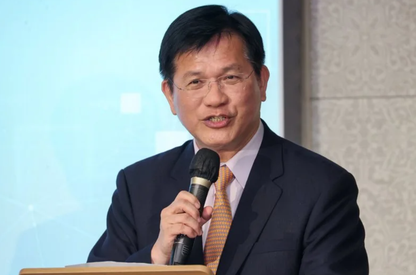 林佳龙(资料图) 图片转自台湾“联合新闻网”