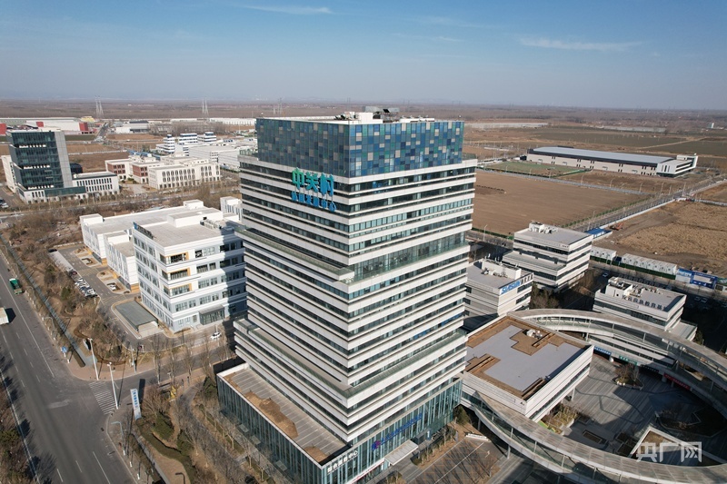 俯瞰京津中关村科技城（央广网记者 周思杨 摄）
