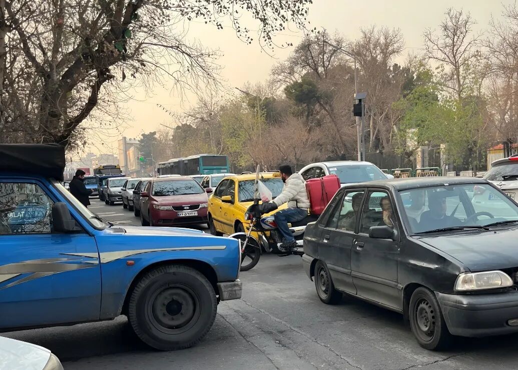 德黑兰混乱的交通状况
