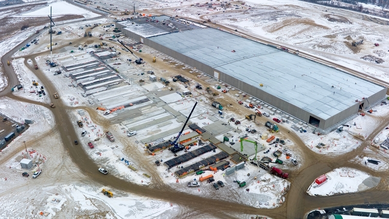 2026年2月5日，威斯康星州比弗丹市继续建设价值10亿美元、占地520英亩的数据中心。 IC Photo