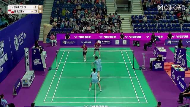 鲍骊婧罗徐敏横扫对手晋级女双八强