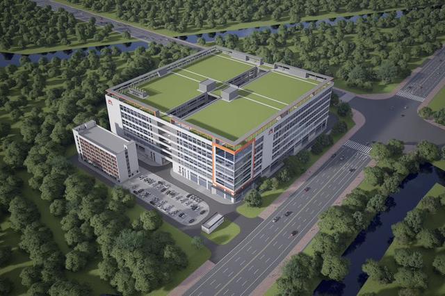 鼎威高端智能餐饮设备研发生产基地项目效果图。