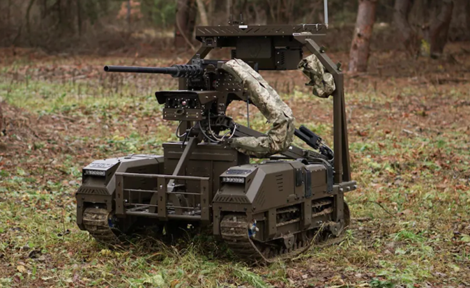 DevDroid TW 12.7无人地面作战车,资料图 图源:英媒