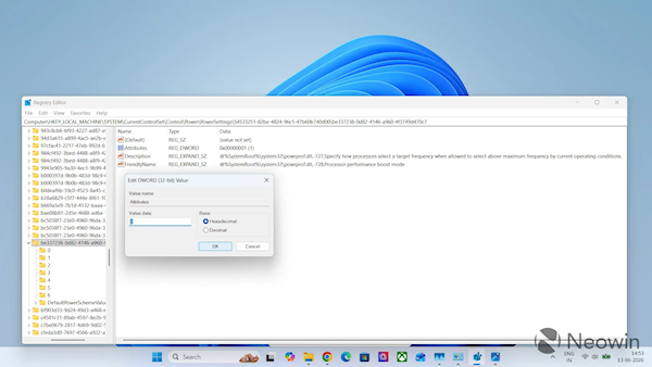 Windows 11竟然隐藏了7种CPU性能模式！只需修改注册表一个数 一键解锁电脑潜力