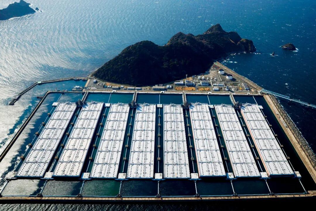 位于日本福冈县的国家石油储备基地。图/IC