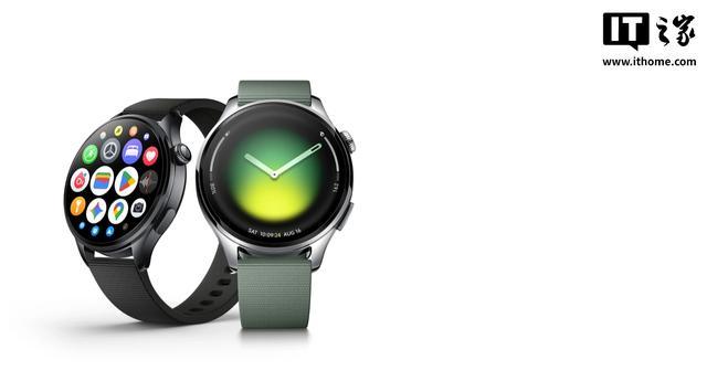 小米Watch 5智能手表海外发布,搭载谷歌Wear OS系统