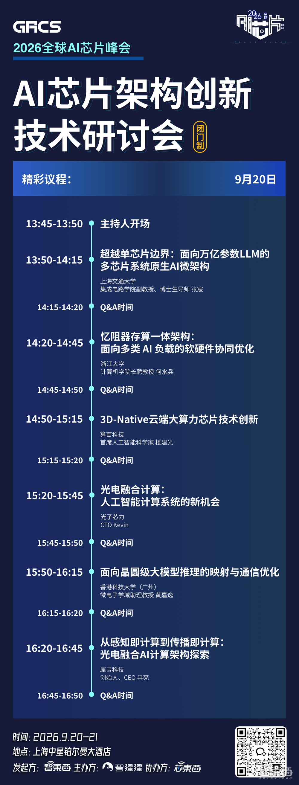 首发！AI芯片架构创新技术研讨会议程公布