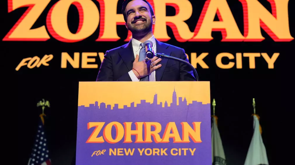 美国民主党籍候选人马姆达尼在纽约市长选举中胜出 美联社