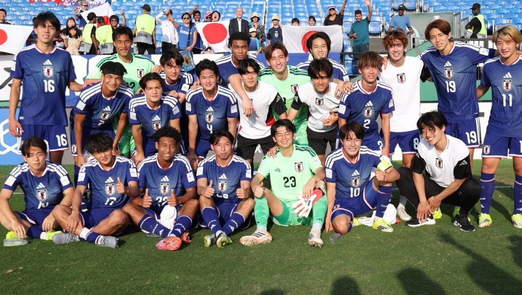 日本队合影(图片来自AFC官网)