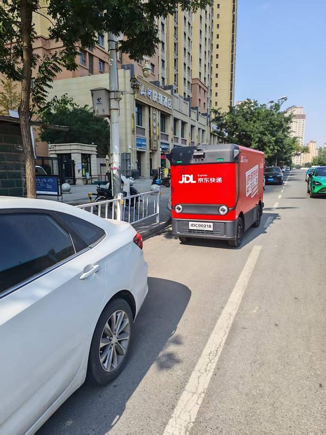 无人车测试中