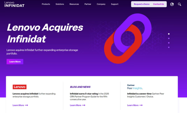 联思集团完成Infinidat收购