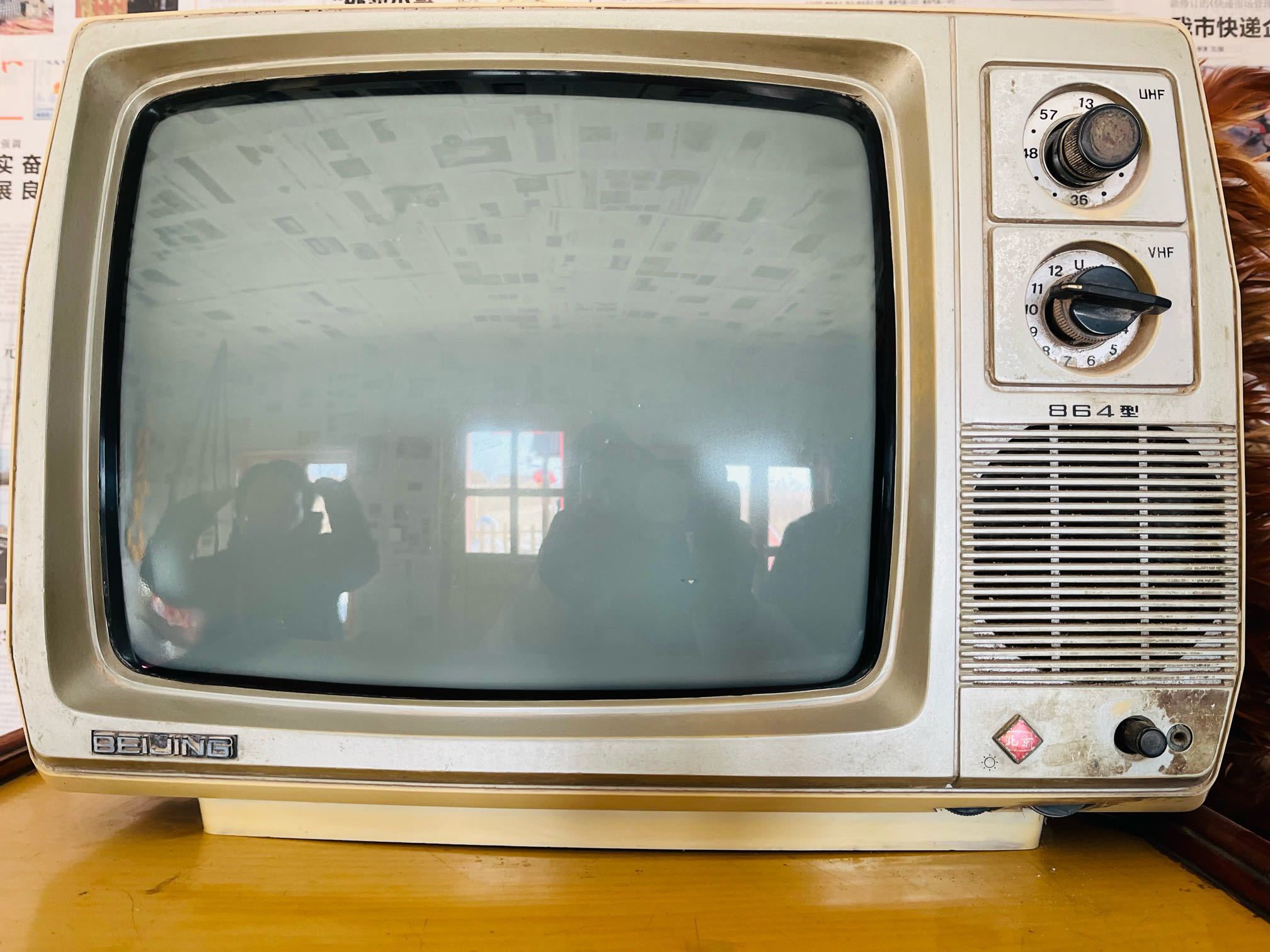 当地展出的老物件之一。王雅洁/摄。