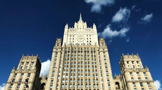 俄外交部大楼 资料图 图源:俄罗斯卫星通讯社