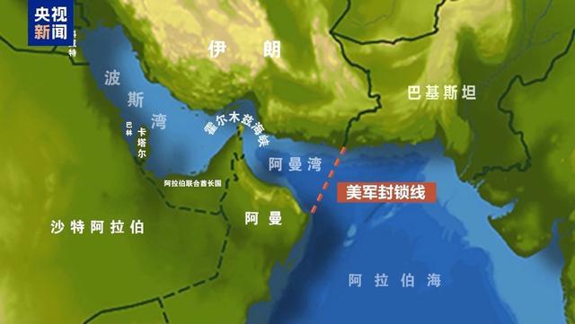 美军“海上封锁线”
