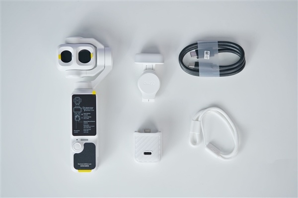 口袋电影机!大疆DJI OSMO POCKET 4P云台相机白色版图赏
