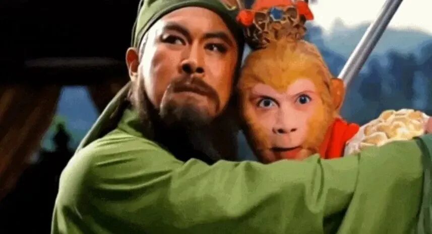 “AI魔改”下《三国演义》和《西游记》的混搭 图源:“中国日报双语新闻”微信公众号