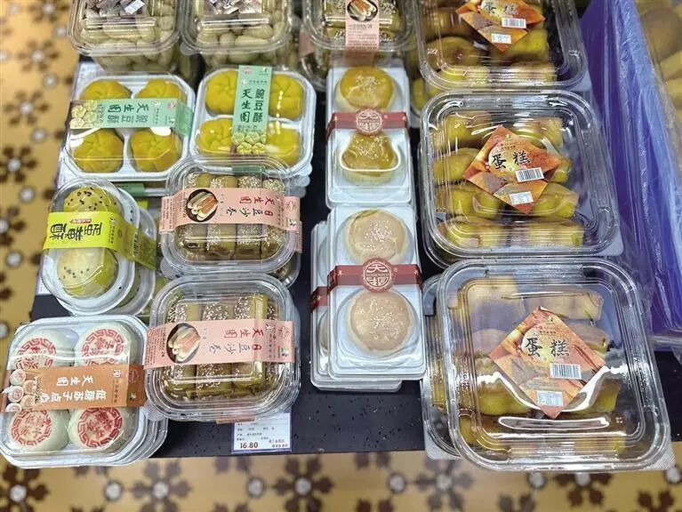 各式盒装酥点等本土面点产品