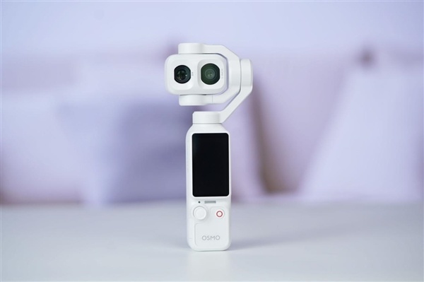口袋电影机!大疆DJI OSMO POCKET 4P云台相机白色版图赏