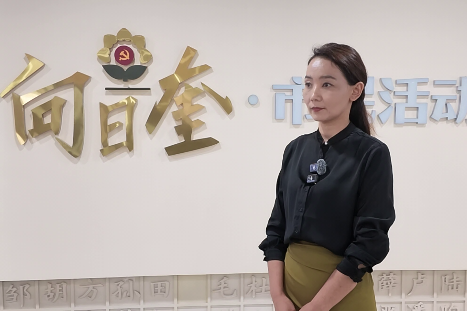 新疆伊犁奎屯市团结街街道党工委委员、副主任肯巴提·木沙 记者 李沛林 摄