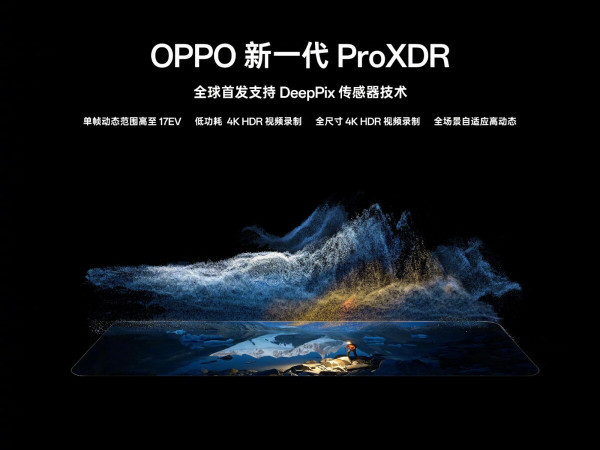 OPPO新一代ProXDR发布 高动态与超高像素终于可以兼得