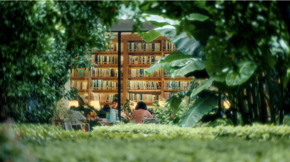 南昌高新区艾溪湖美书馆。微信公众号“当代江西”图