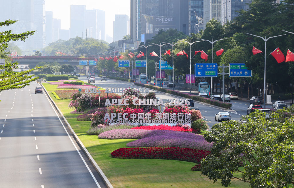这是2026年10月17日拍摄的深圳城市景观。新华社记者 梁旭 摄