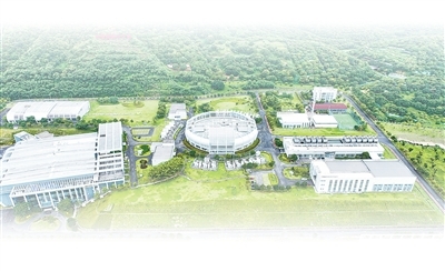 位于广东省东莞市的中国散裂中子源。　