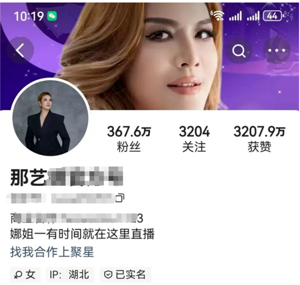 劣迹艺人那艺娜被曝在国外开设账号 其国内部分账号已被封禁