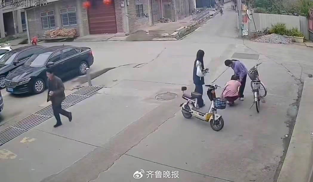 事发现场,监控画面截图