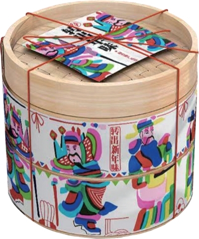 以四川绵竹年画为设计元素制作的文创产品。 四川绵竹年画博物馆供图