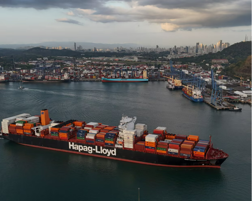 ▲巴拿马港口。（图源：美联社）