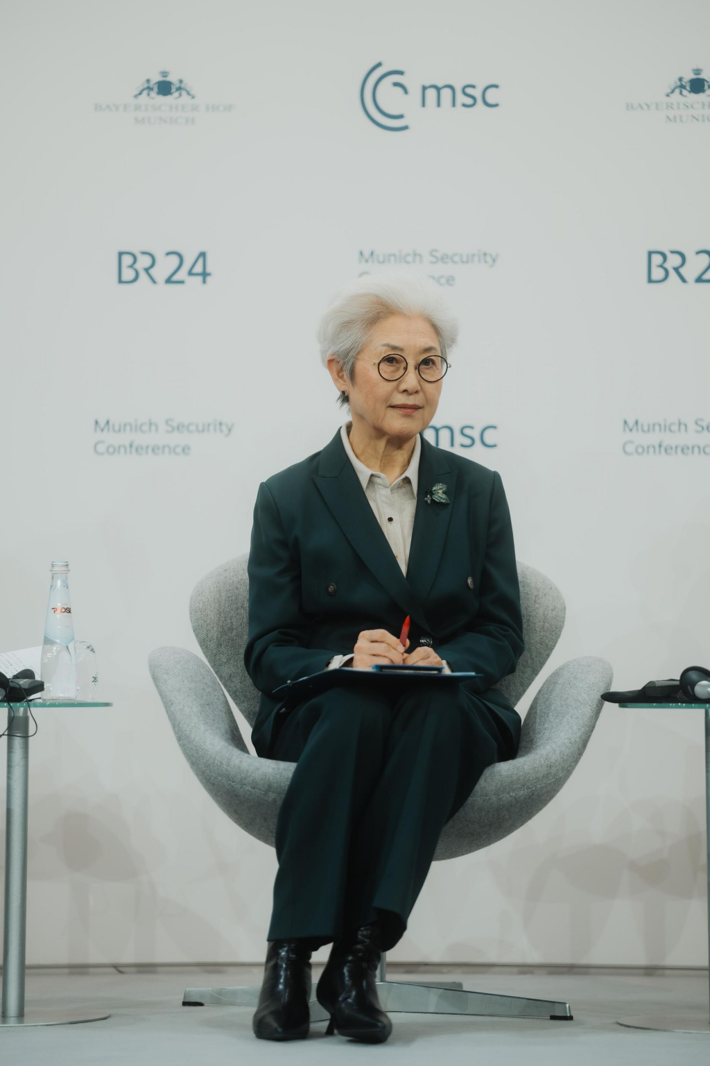 傅莹在2026年慕尼黑安全会议现场。 慕尼黑安全会议官网 图
