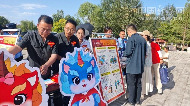 闽宁镇常态化开展电信网络诈骗宣传。中国经济网记者 何欣摄