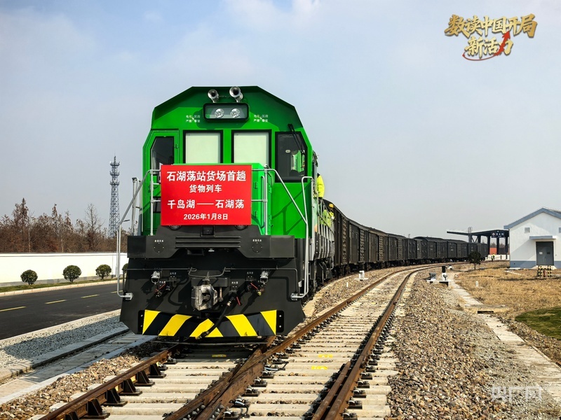 1月8日，沪昆铁路石湖荡站货场正式投入运营（央广网发 廉一鸣 摄）
