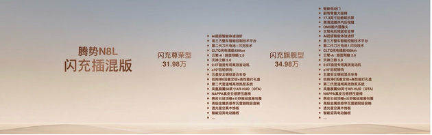 纯电续航960公里，腾势N8L是续航最长的大六座SUV