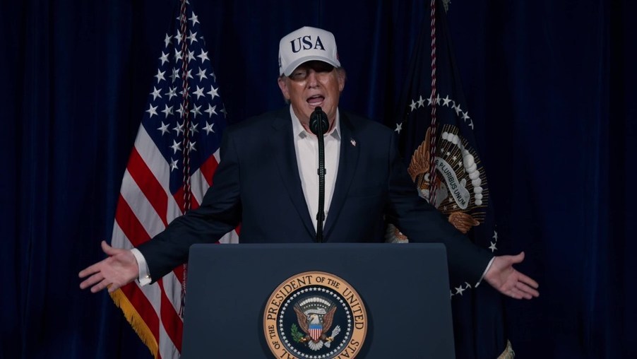 特朗普在社交媒体上发表视频讲话