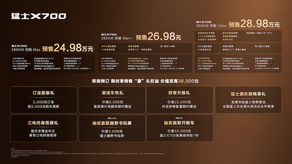 22.99万起买L3架构！启境GX7上市，宁德时代电池+华为七大智能上车