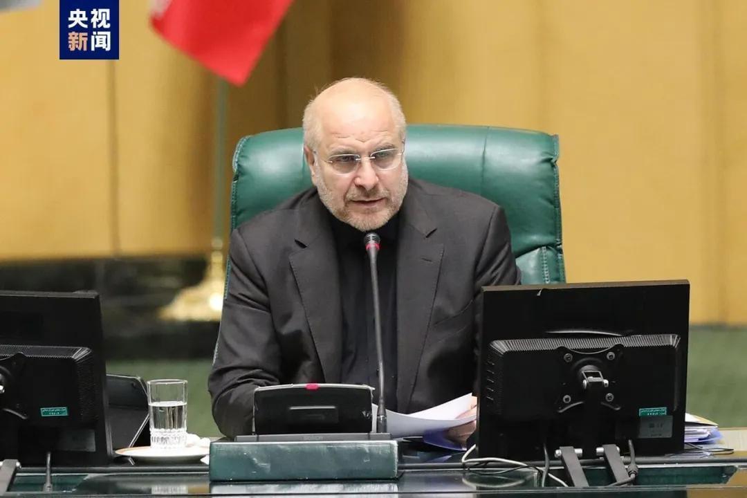 △伊朗伊斯兰议会议长卡利巴夫(资料图)