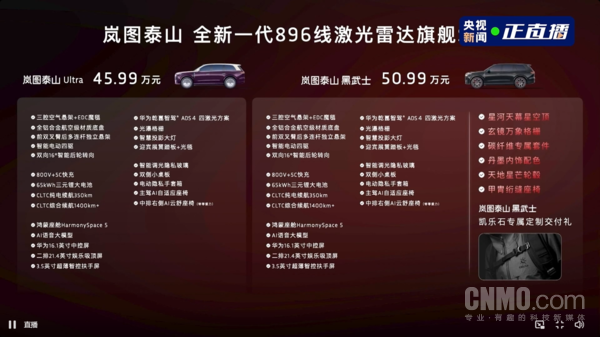演员胡军成为岚图泰山黑武士首位车主!售价50.99万元