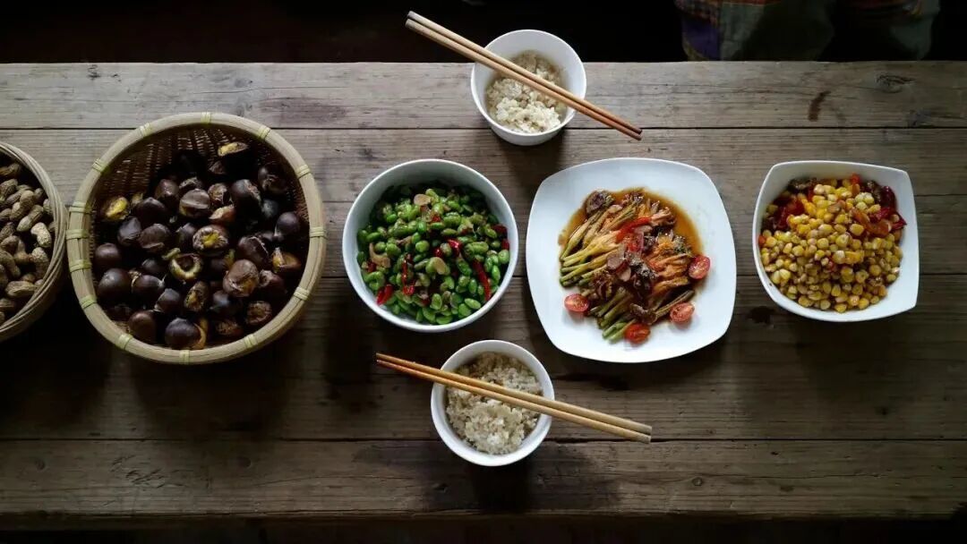 山中的饭菜 | 受访者供图