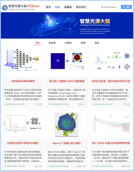 “智慧光源大脑”平台。（受访者供图）