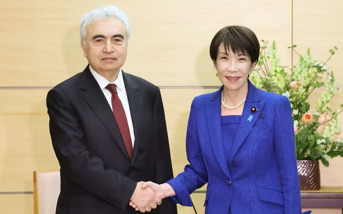 日本首相高市早苗3月25日会见国际能源署署长法提赫·比罗尔 图自日媒