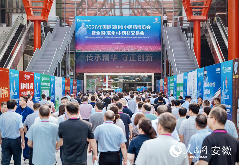 亳州药博会客商云集。人民网记者 陶涛摄